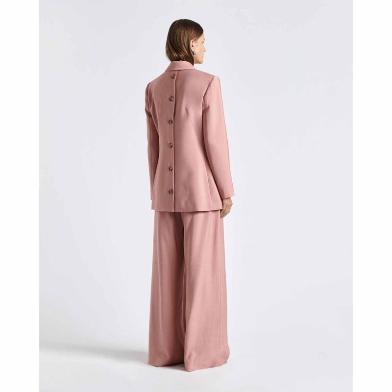 Cue Rose Button Detail Blazer image number 1